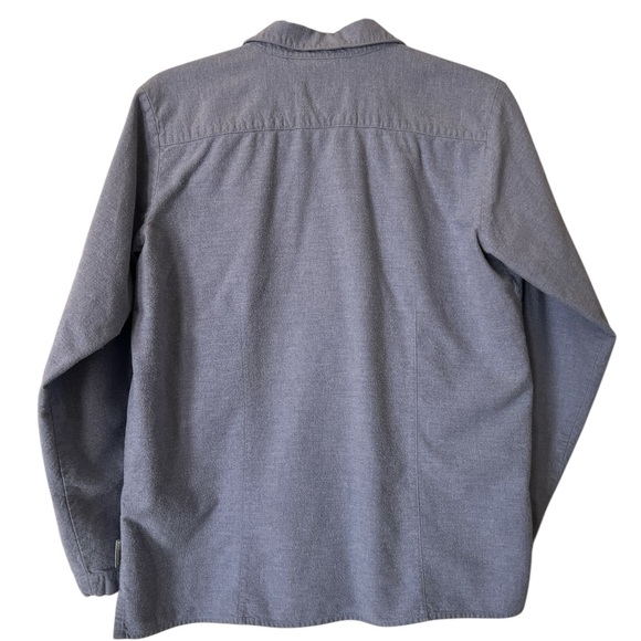 Woolrich Women’s Gray Button-Up Shirt Medium Outdoor Utility Classic Fit - Picture 2 of 4